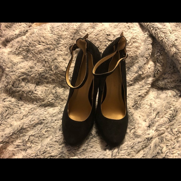 DB DK Fashion Black Suede heels - Picture 1 of 6
